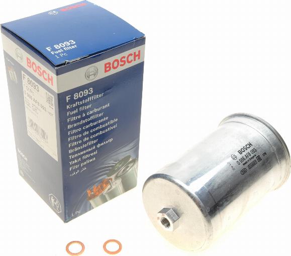 BOSCH 0 986 AF8 093 - Паливний фільтр autocars.com.ua