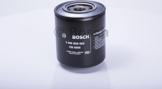 BOSCH 0 986 B00 005 - Масляний фільтр autocars.com.ua