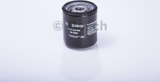 BOSCH 0 986 B00 066 - Масляний фільтр autocars.com.ua