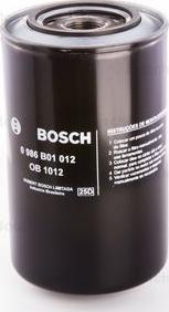 BOSCH 0 986 B01 012 - Масляний фільтр autocars.com.ua