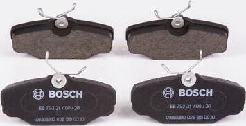 BOSCH 0 986 BB0 026 - Гальмівні колодки, дискові гальма autocars.com.ua