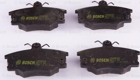 BOSCH 0 986 BB0 080 - Гальмівні колодки, дискові гальма autocars.com.ua