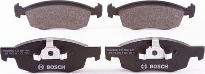 BOSCH 0 986 BB0 121 - Гальмівні колодки, дискові гальма autocars.com.ua