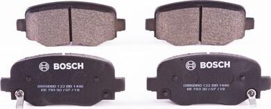 BOSCH 0 986 BB0 122 - Гальмівні колодки, дискові гальма autocars.com.ua