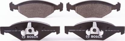 BOSCH 0 986 BB0 123 - Гальмівні колодки, дискові гальма autocars.com.ua