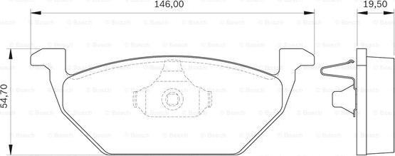 BOSCH 0 986 BB0 139 - Тормозные колодки, дисковые, комплект autodnr.net