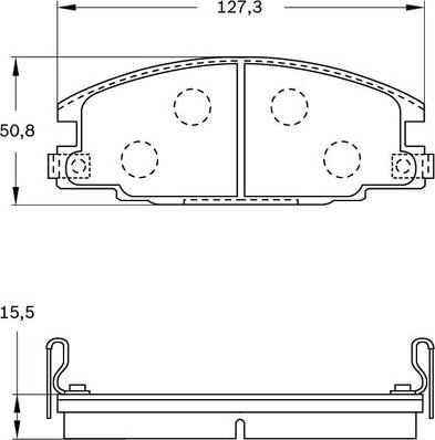 BOSCH 0 986 BB0 182 - Гальмівні колодки, дискові гальма autocars.com.ua