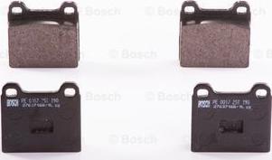 BOSCH 0 986 BB0 255 - Тормозные колодки, дисковые, комплект avtokuzovplus.com.ua