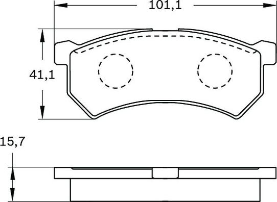 BOSCH 0 986 BB0 353 - Гальмівні колодки, дискові гальма autocars.com.ua