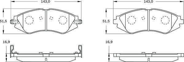 BOSCH 0 986 BB0 377 - Гальмівні колодки, дискові гальма autocars.com.ua