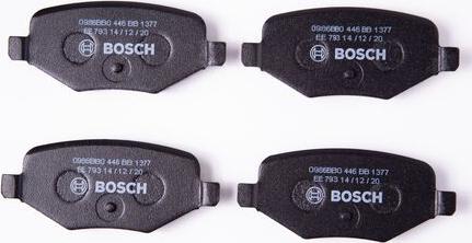 BOSCH 0 986 BB0 446 - Тормозные колодки, дисковые, комплект autodnr.net