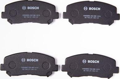 BOSCH 0 986 BB0 500 - Тормозные колодки, дисковые, комплект avtokuzovplus.com.ua