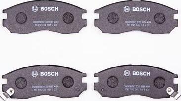 BOSCH 0 986 BB0 528 - Гальмівні колодки, дискові гальма autocars.com.ua