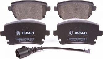 BOSCH 0 986 BB0 576 - Гальмівні колодки, дискові гальма autocars.com.ua