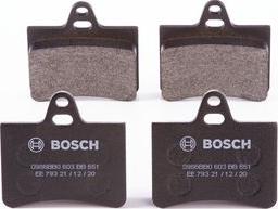 BOSCH 0 986 BB0 603 - Тормозные колодки, дисковые, комплект autodnr.net