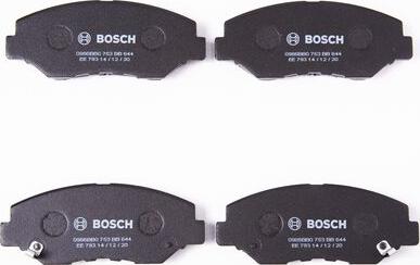 BOSCH 0 986 BB0 753 - Гальмівні колодки, дискові гальма autocars.com.ua