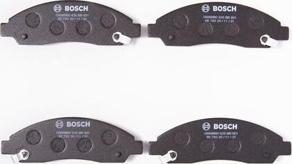 BOSCH 0 986 BB0 926 - Тормозные колодки, дисковые, комплект avtokuzovplus.com.ua