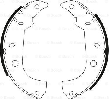 BOSCH 0 986 BB3 517 - Комплект гальм, барабанний механізм autocars.com.ua