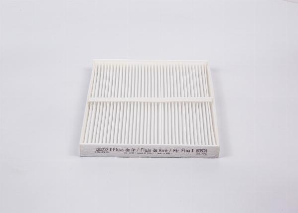 BOSCH 0 986 BF0 733 - Фільтр, повітря у внутрішній простір autocars.com.ua