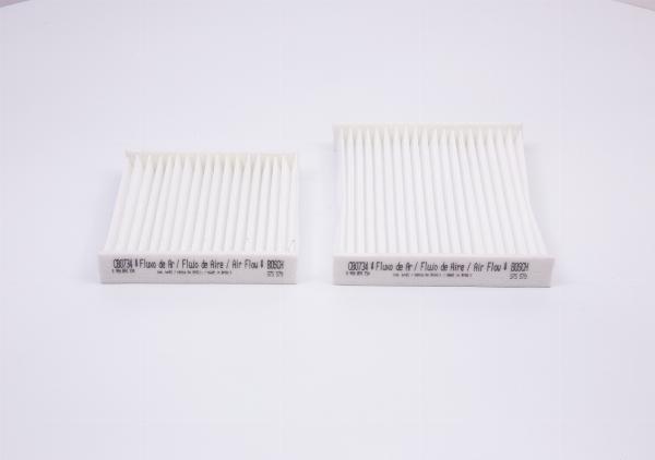 BOSCH 0 986 BF0 734 - Фільтр, повітря у внутрішній простір autocars.com.ua