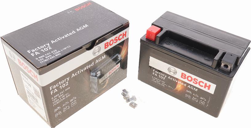 BOSCH 0 986 FA1 020 - Стартерна акумуляторна батарея, АКБ autocars.com.ua