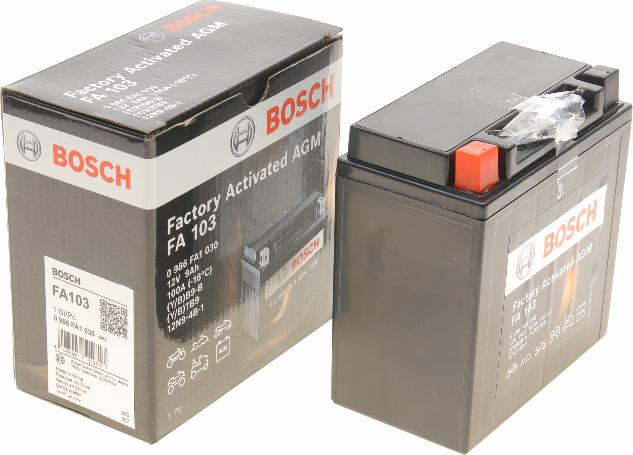 BOSCH 0 986 FA1 030 - Стартерна акумуляторна батарея, АКБ autocars.com.ua