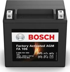 BOSCH 0 986 FA1 060 - Стартерна акумуляторна батарея, АКБ autocars.com.ua