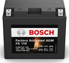 BOSCH 0986FA1100 - Стартерна акумуляторна батарея, АКБ autocars.com.ua