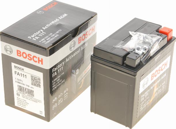 BOSCH 0 986 FA1 110 - Стартерна акумуляторна батарея, АКБ autocars.com.ua