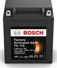 BOSCH 0 986 FA1 150 - Стартерна акумуляторна батарея, АКБ autocars.com.ua