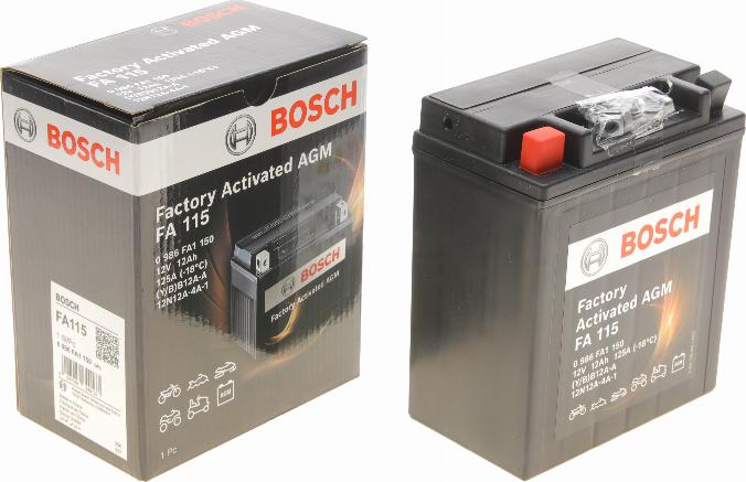 BOSCH 0 986 FA1 150 - Стартерна акумуляторна батарея, АКБ autocars.com.ua