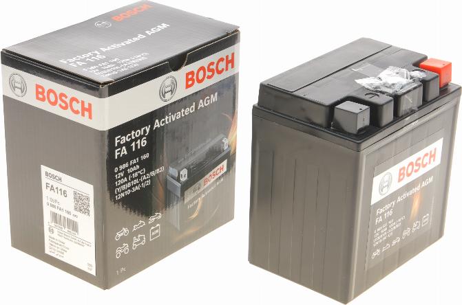 BOSCH 0 986 FA1 160 - Стартерна акумуляторна батарея, АКБ autocars.com.ua