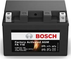 BOSCH 0986FA1180 - Стартерна акумуляторна батарея, АКБ autocars.com.ua