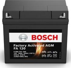 BOSCH 0 986 FA1 200 - Стартерна акумуляторна батарея, АКБ autocars.com.ua