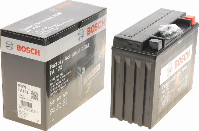 BOSCH 0 986 FA1 230 - Стартерна акумуляторна батарея, АКБ autocars.com.ua