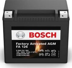 BOSCH 0986FA1260 - Стартерна акумуляторна батарея, АКБ autocars.com.ua