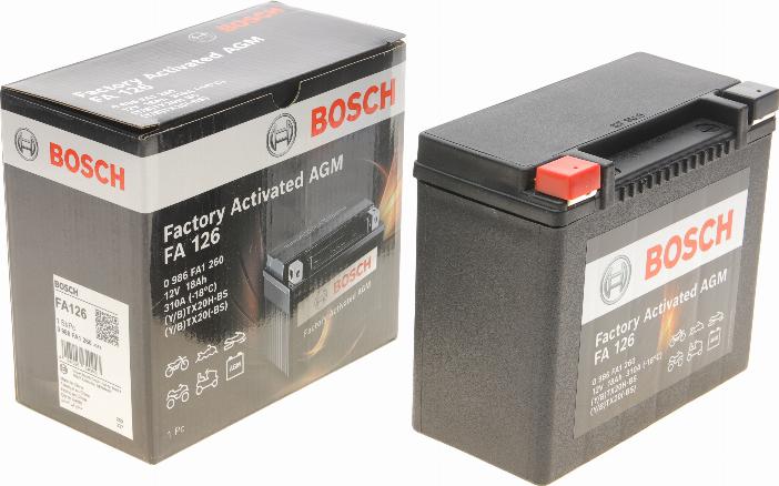 BOSCH 0 986 FA1 260 - Стартерна акумуляторна батарея, АКБ autocars.com.ua