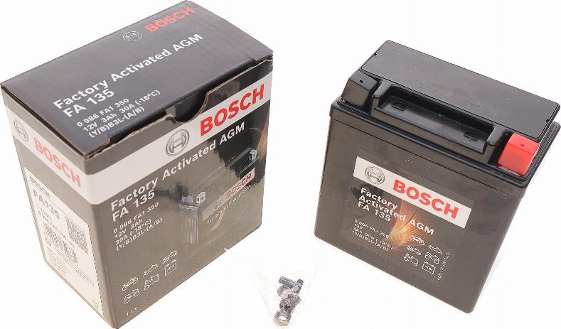 BOSCH 0 986 FA1 350 - Стартерная аккумуляторная батарея, АКБ avtokuzovplus.com.ua