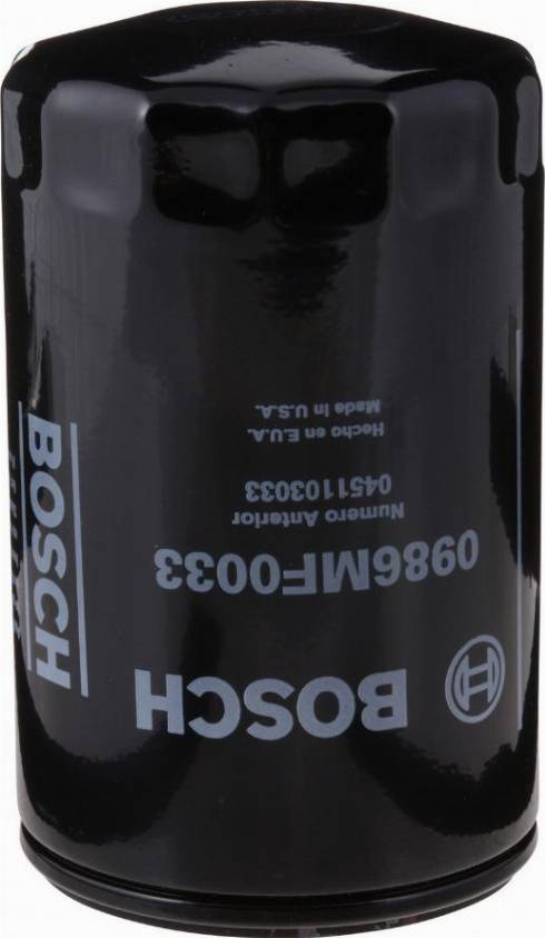 BOSCH 0 986 MF0 033 - Масляный фильтр avtokuzovplus.com.ua