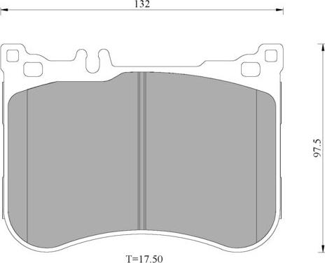 BOSCH 0 986 T11 210 - Тормозные колодки, дисковые, комплект avtokuzovplus.com.ua