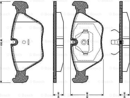 Beck/Arnley 085-1361 - Гальмівні колодки, дискові гальма autocars.com.ua