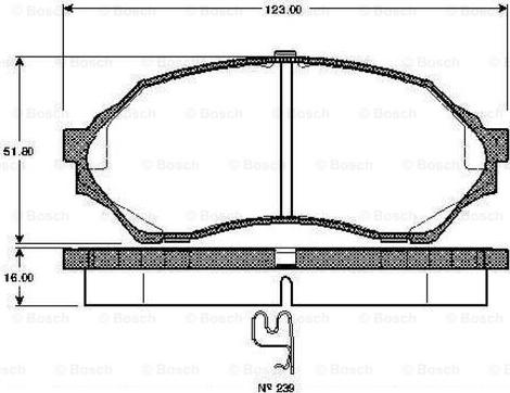 Ferodo 16498 - Тормозные колодки, дисковые, комплект avtokuzovplus.com.ua