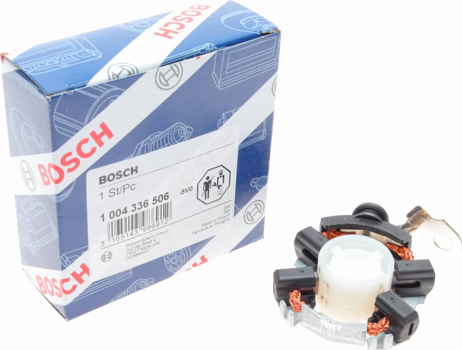 BOSCH 1 004 336 506 - Кронштейн, вугільна щітка autocars.com.ua