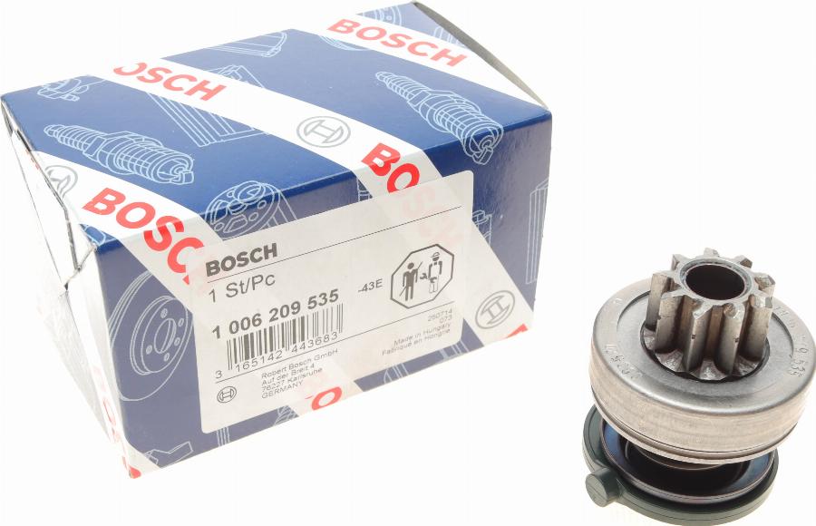 BOSCH 1 006 209 535 - Провідна шестерня, стартер autocars.com.ua