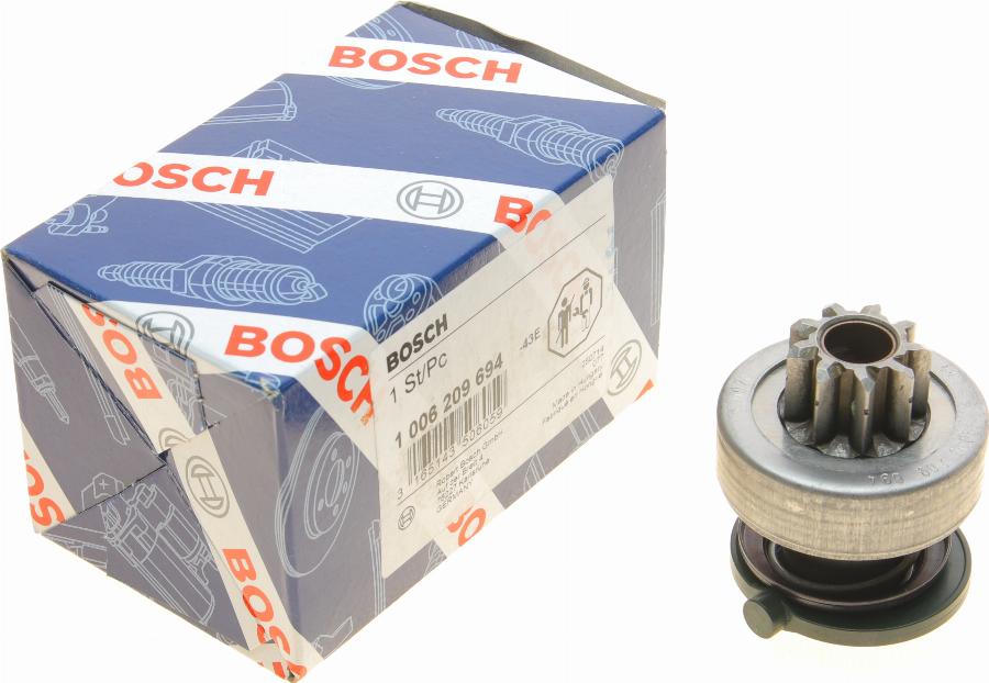 BOSCH 1 006 209 694 - Провідна шестерня, стартер autocars.com.ua