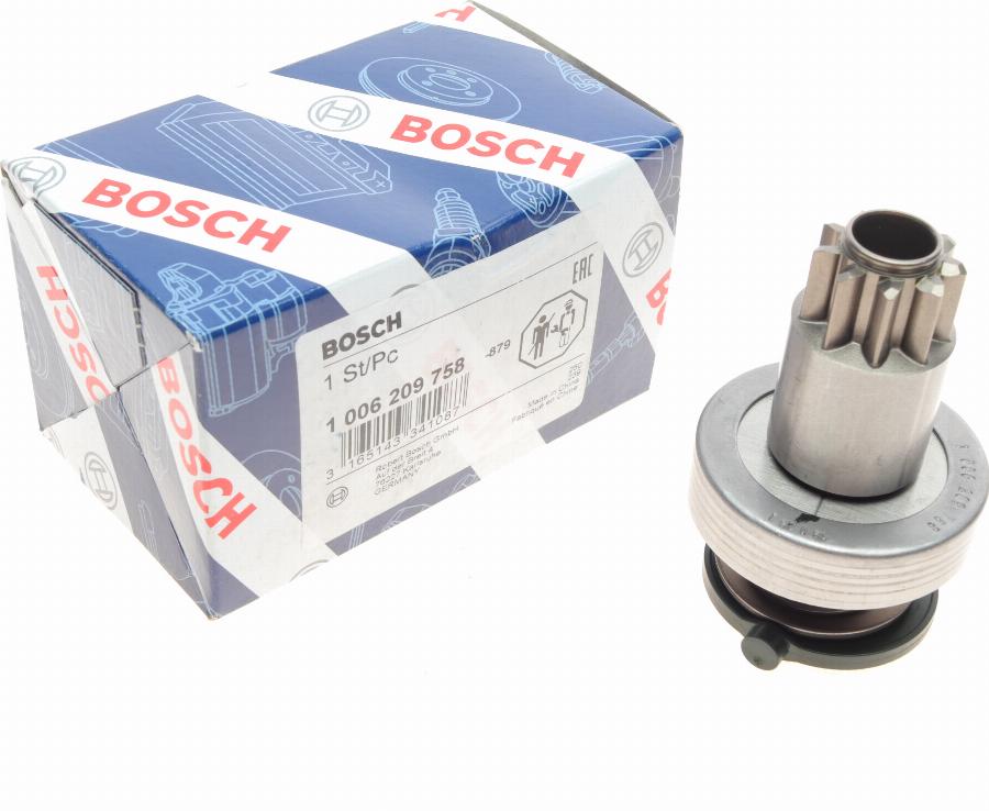 BOSCH 1 006 209 758 - Провідна шестерня, стартер autocars.com.ua