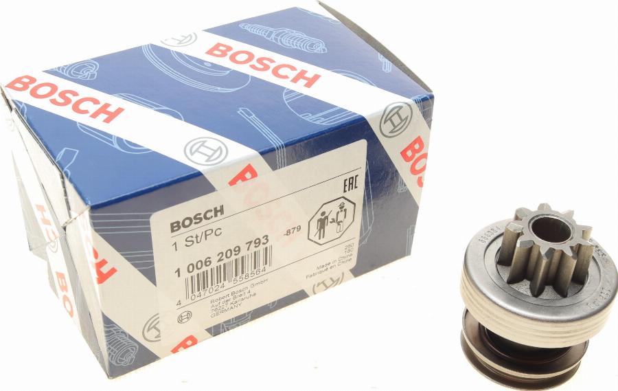 BOSCH 1 006 209 793 - Провідна шестерня, стартер autocars.com.ua