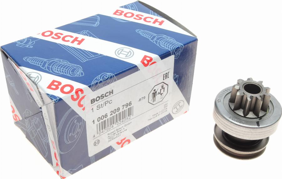 BOSCH 1 006 209 796 - Провідна шестерня, стартер autocars.com.ua