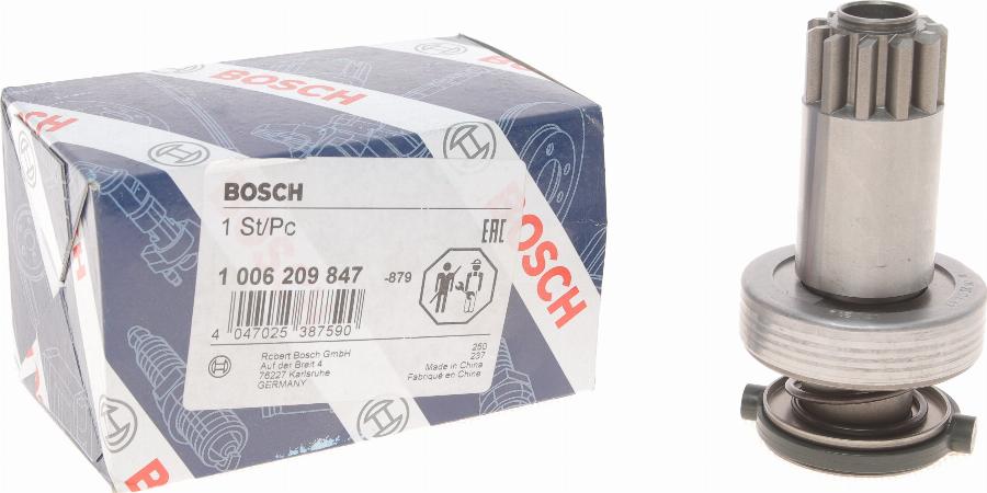 BOSCH 1 006 209 847 - Провідна шестерня, стартер autocars.com.ua