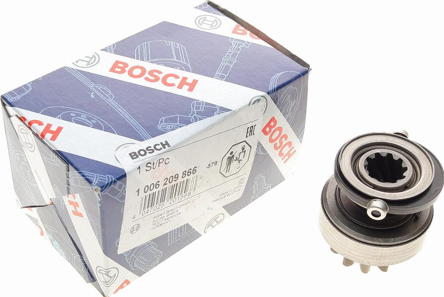 BOSCH 1 006 209 866 - Ведущая шестерня, стартер avtokuzovplus.com.ua